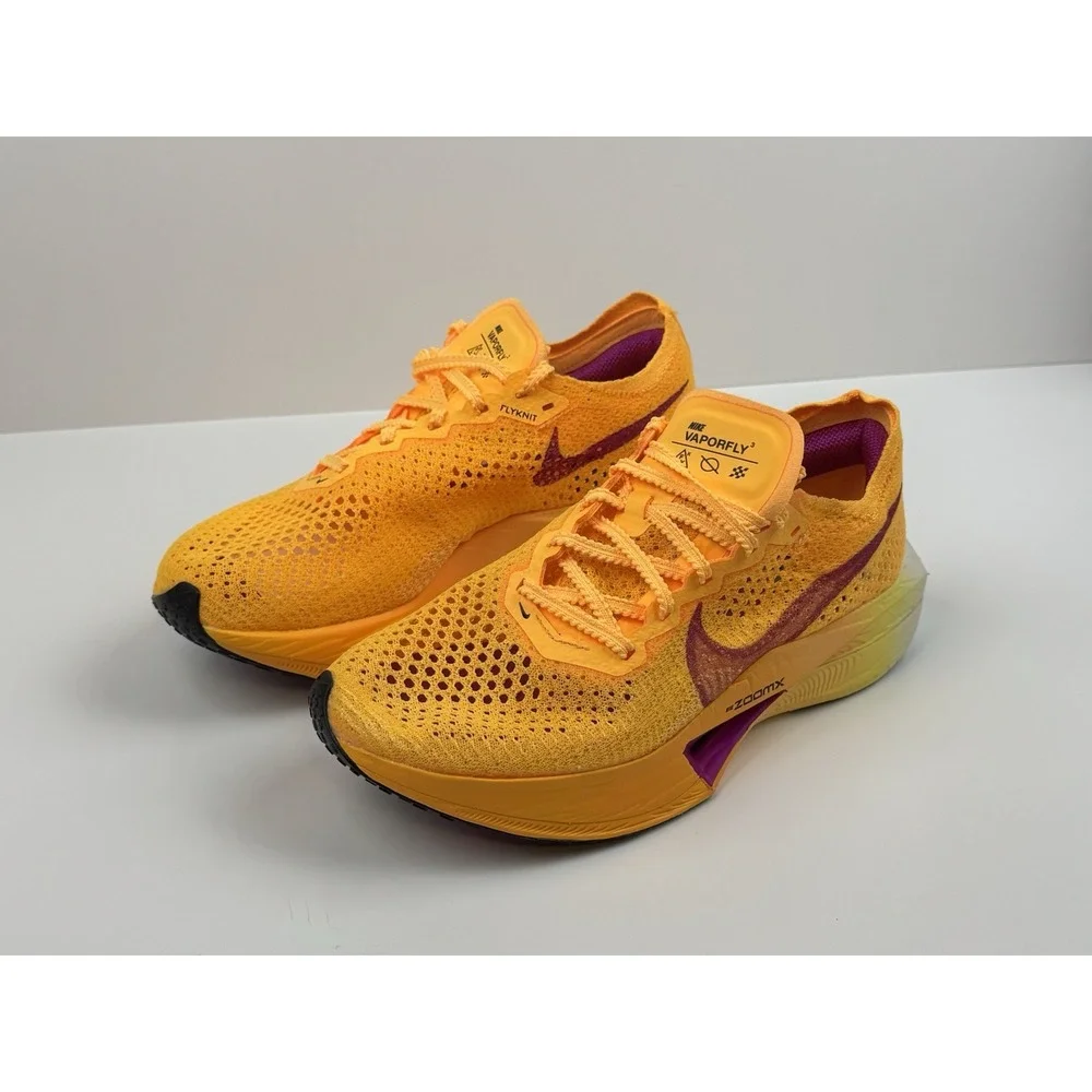 Nike Zoomx Vaporfly Next% 3 Women's Sz 5.5 Laser Orange Hyper Violet DV4130-800